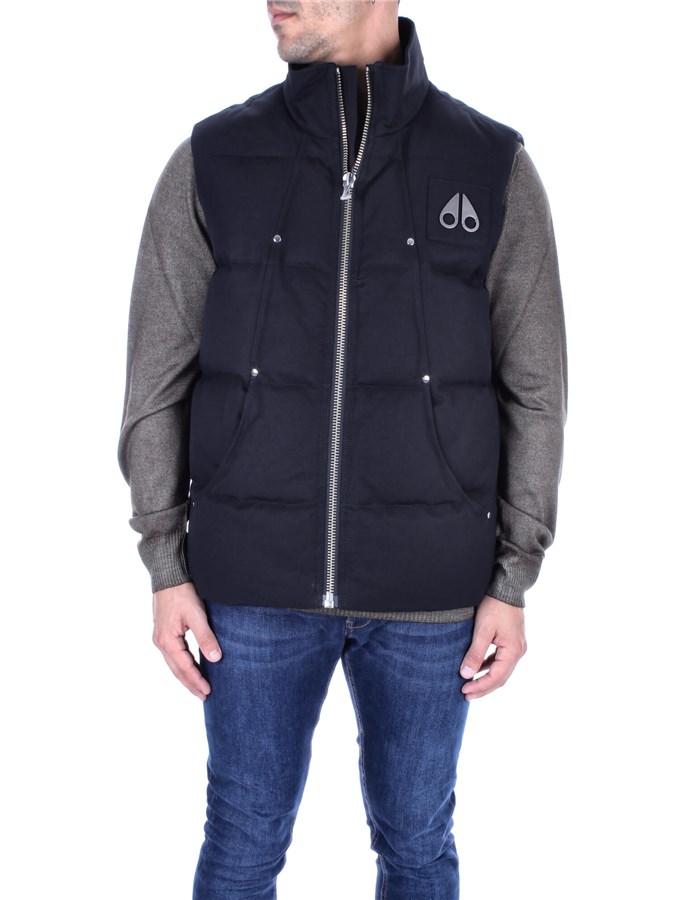MOOSE KNUCKLES Vests Black