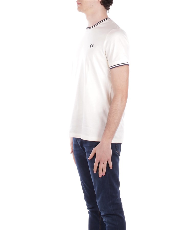 FRED PERRY T-shirt Cream
