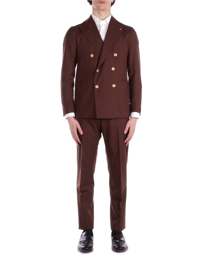 TAGLIATORE Double-breasted Brown