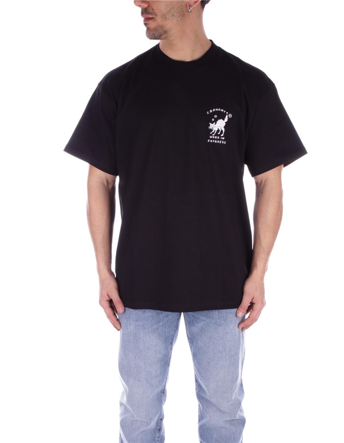 CARHARTT WIP T-shirt Short sleeve I033271 Black White