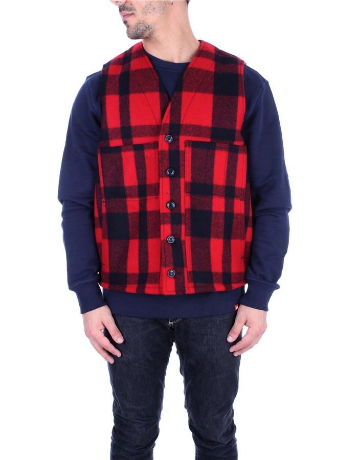 FILSON vest red