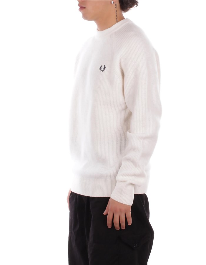 FRED PERRY Maglia Ecru