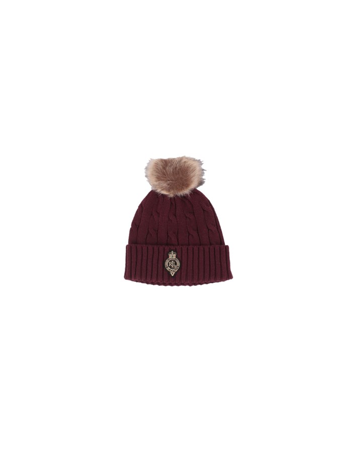 RALPH LAUREN Beanie Bordeaux