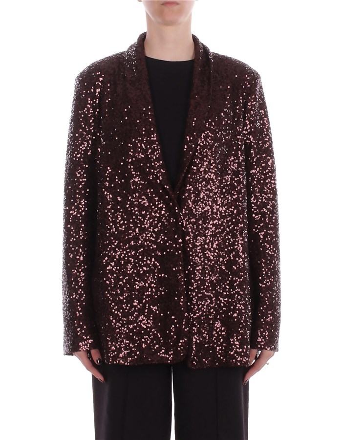 MANILA GRACE Blazer Brown