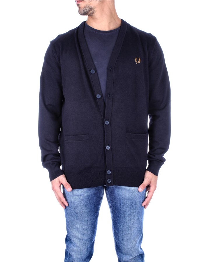 FRED PERRY Cardigan Navy