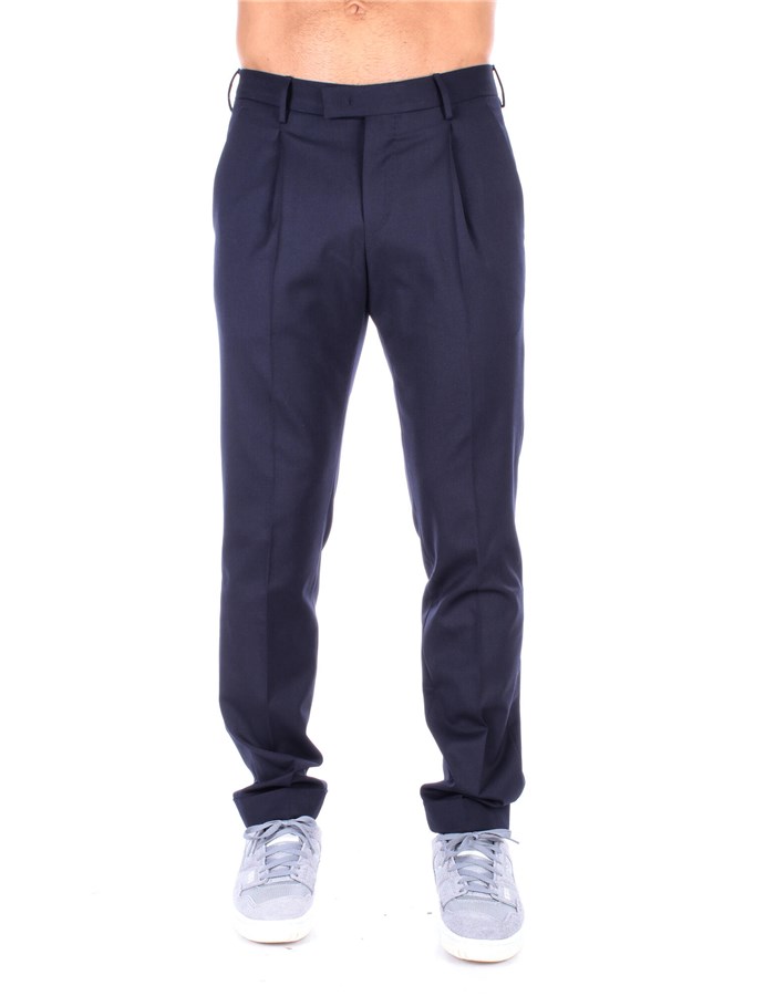 PT TORINO Pantaloni Eleganti ASMAZA0CL1PO36 Blu navy