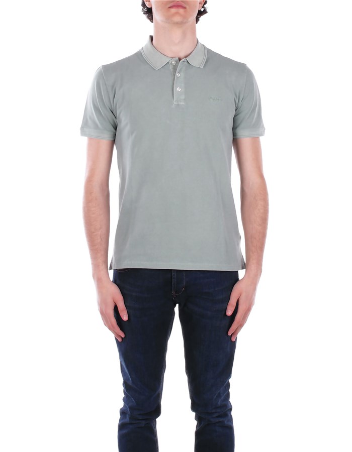 WOOLRICH Short sleeves Green