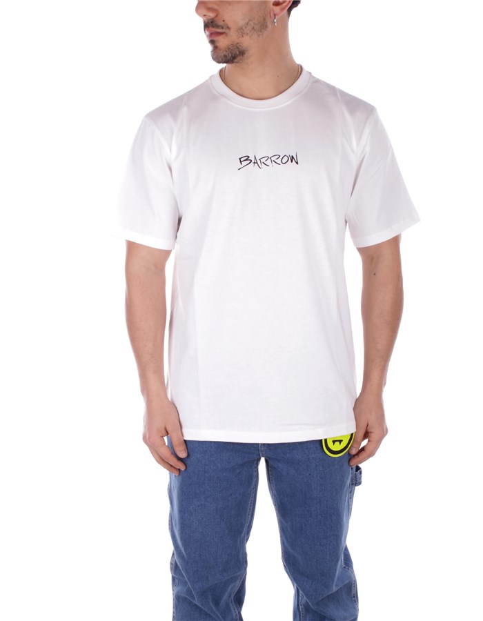 BARROW T-shirt Manica Corta S4BWUATH094 White