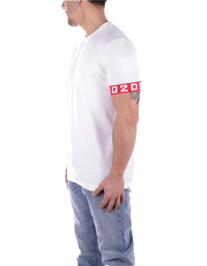 DSQUARED2 Short sleeve White Red