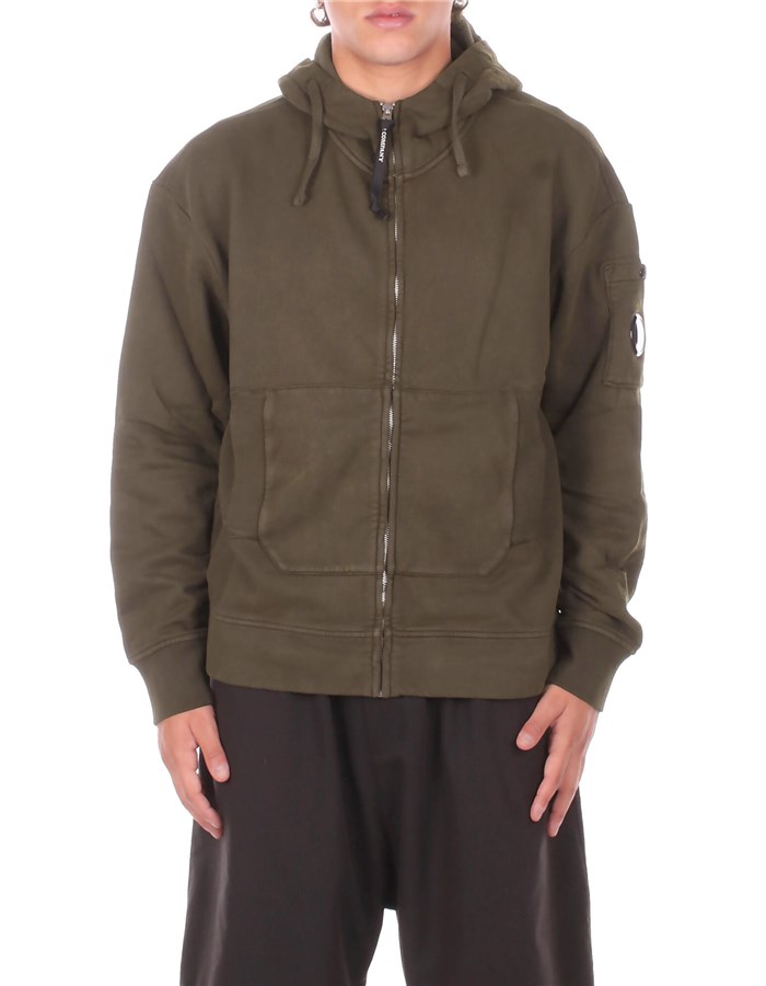 CP COMPANY Con Zip Ivy green