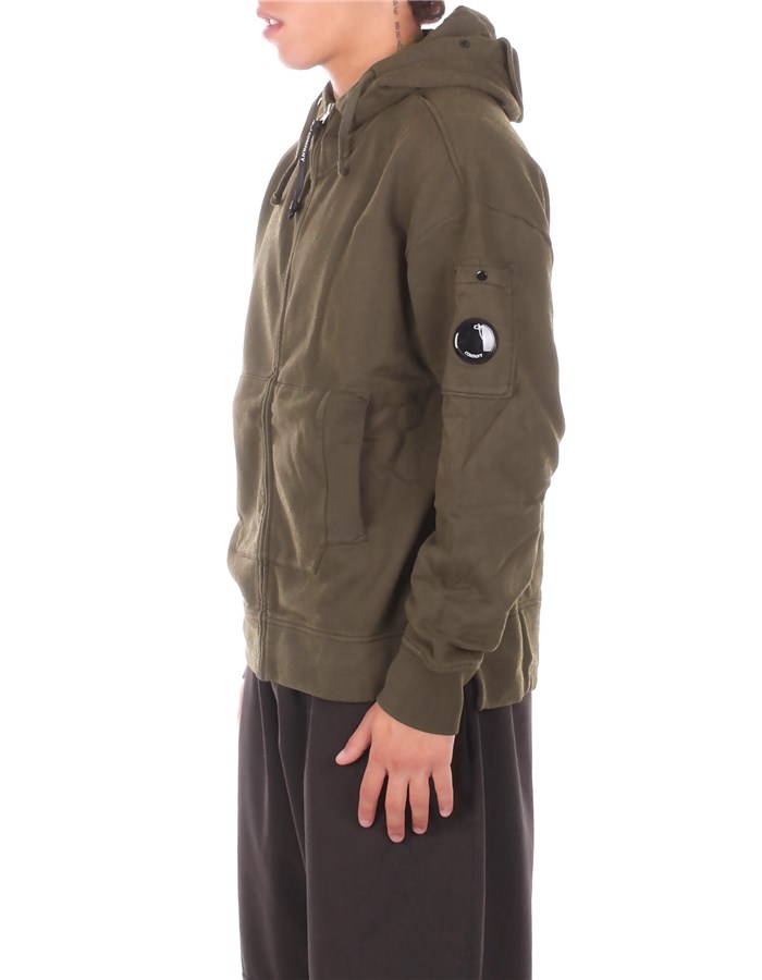 CP COMPANY Con Zip Ivy green