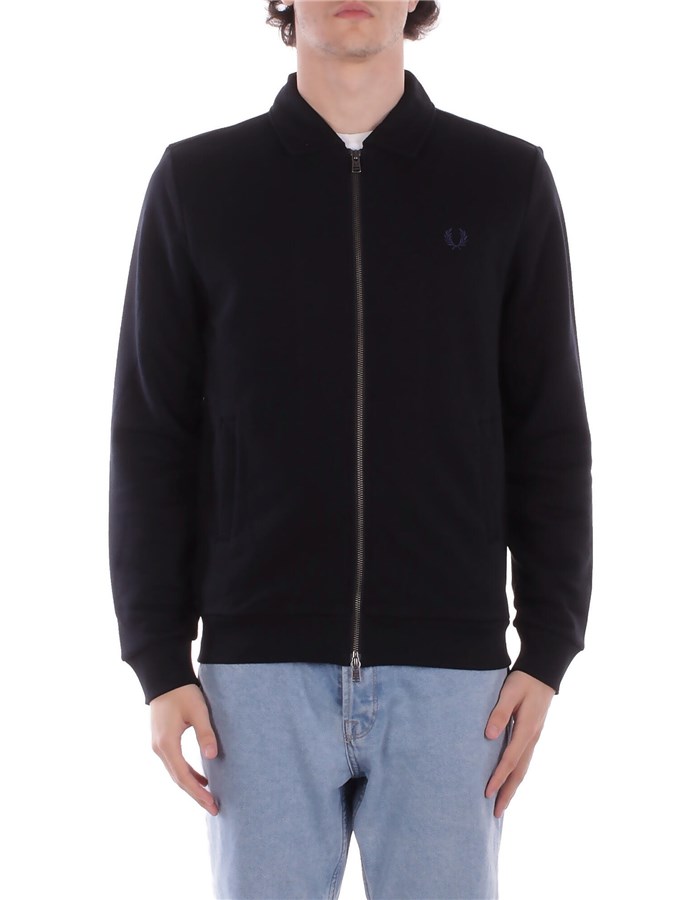 FRED PERRY Con Zip Black