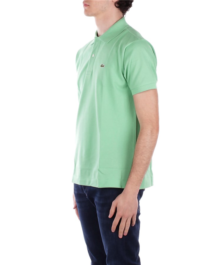 LACOSTE Short sleeves Apple green