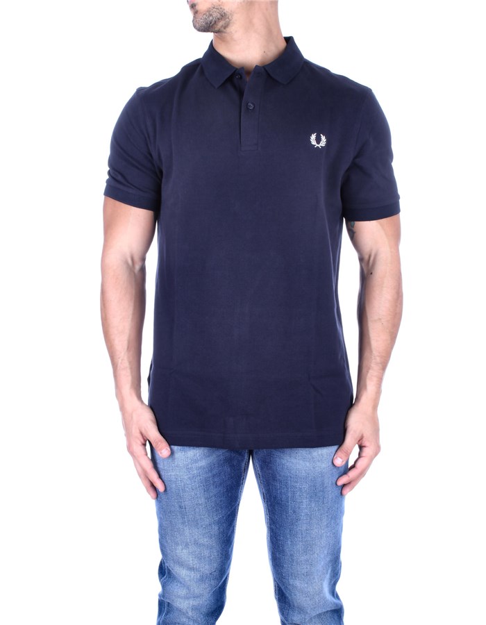 FRED PERRY Short sleeves Navy