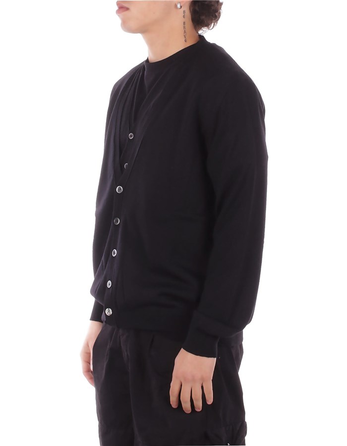 ALPHA STUDIO Cardigan Nero
