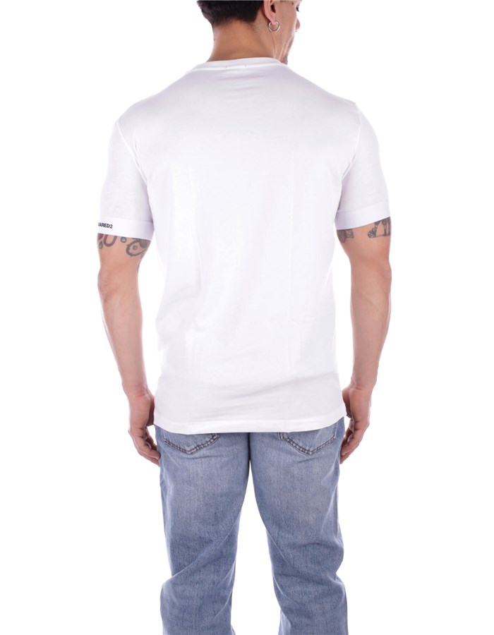 DSQUARED2 T-shirt Manica Corta Uomo D9M3U4810 3 