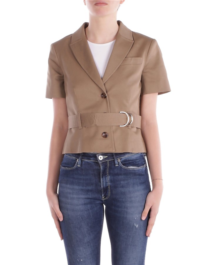 LIU JO Short jackets Green