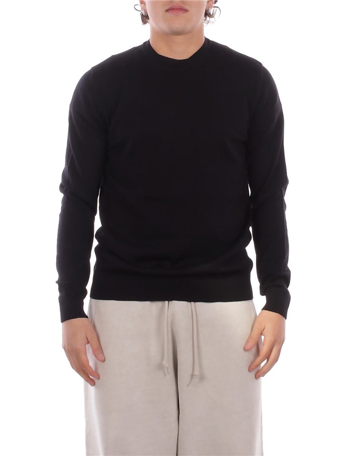 ALPHA STUDIO Girocollo Nero