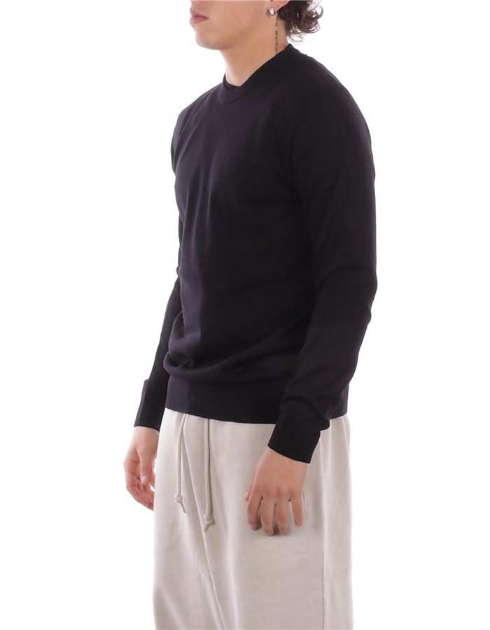 ALPHA STUDIO Girocollo Nero