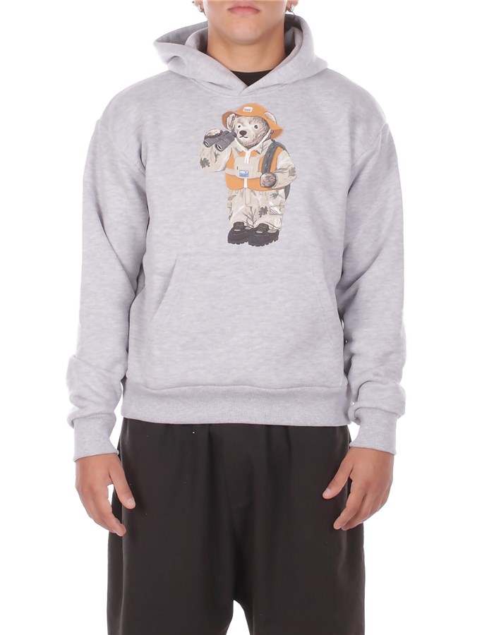 MARKET Felpe Con Cappuccio F5MKMAHS051 Cenere