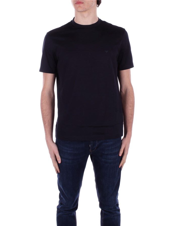 EMPORIO ARMANI Short sleeve Navy blue