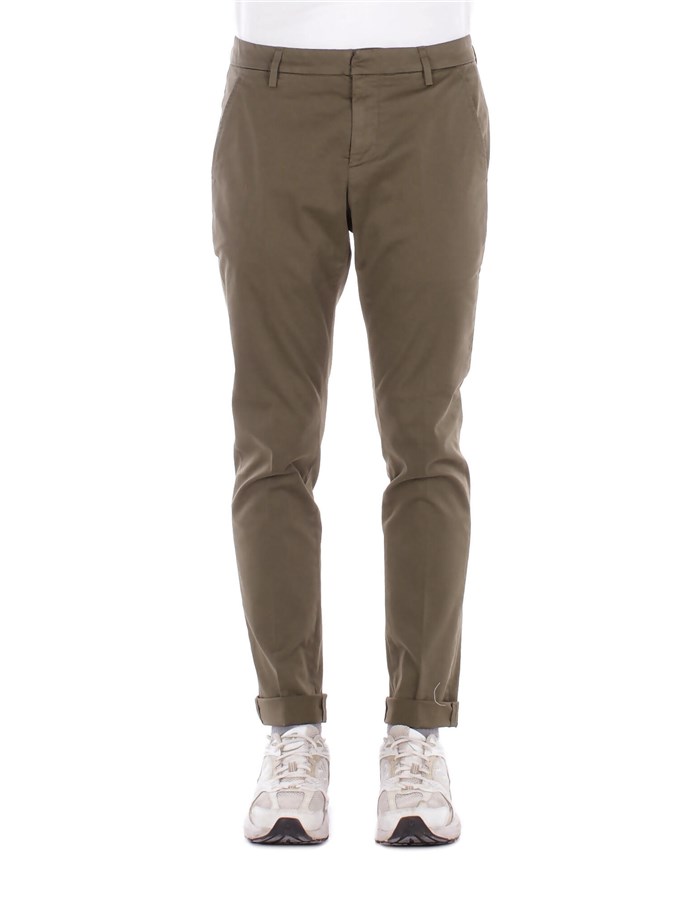 DONDUP  Pantalone UP235GS0096U Verde militare