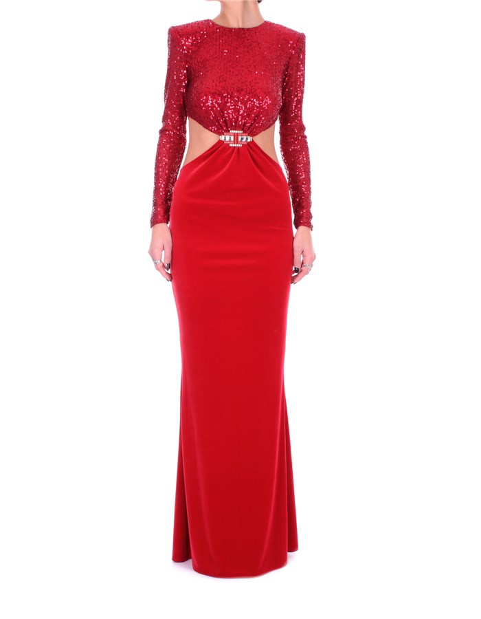 ELISABETTA FRANCHI Lunghi Red velvet