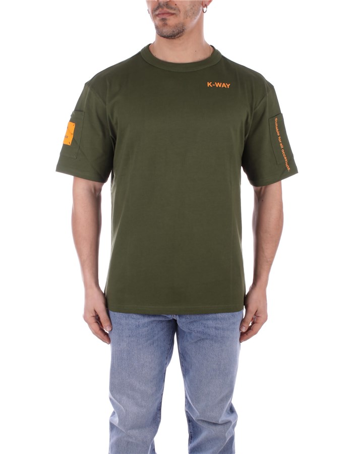 KWAY T-shirt Short sleeve K5127JW Green