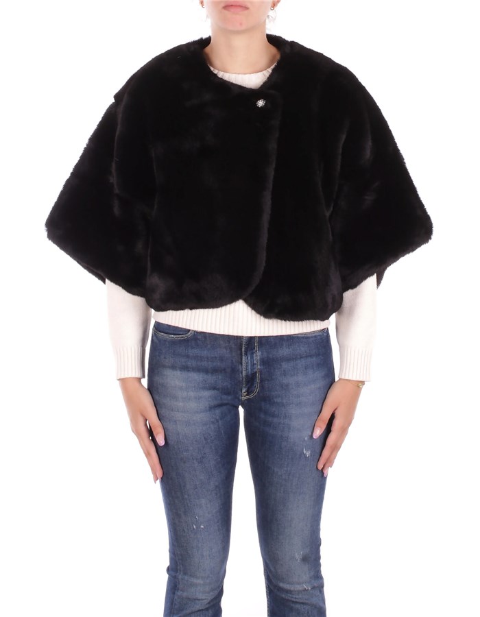 BLUGIRL BLUMARINE Poncho Nero