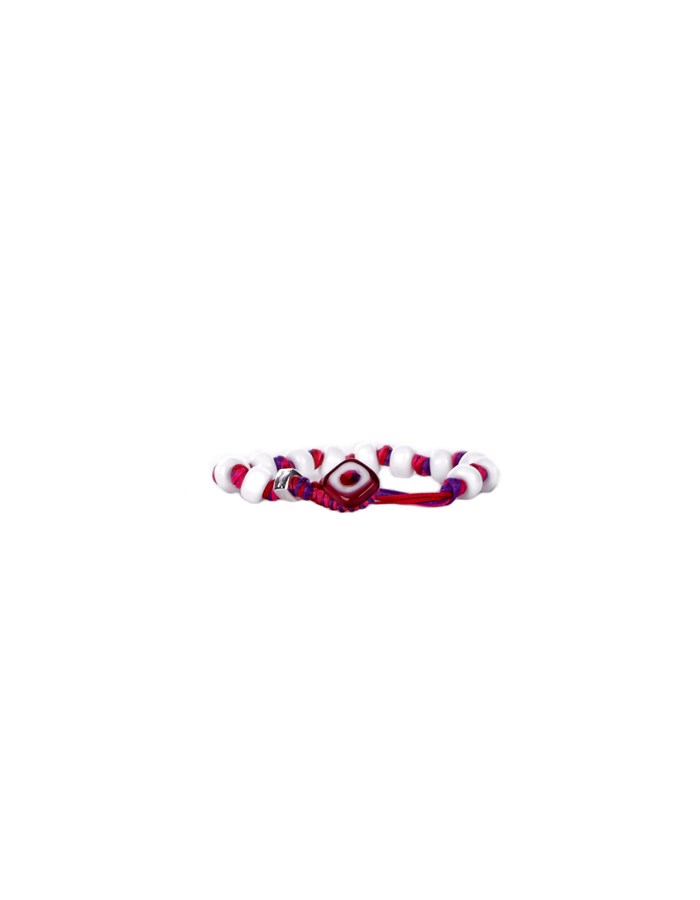 AUA Bracciali Bianco rosso
