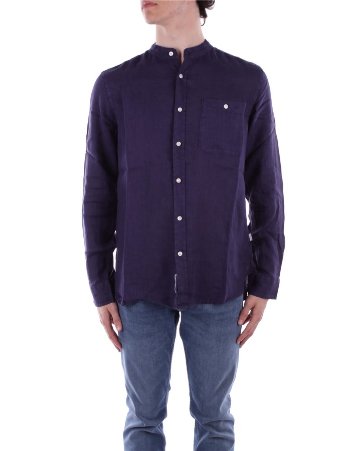 WOOLRICH Camicie Classiche CFWOSI0105MRUT3372 Blu