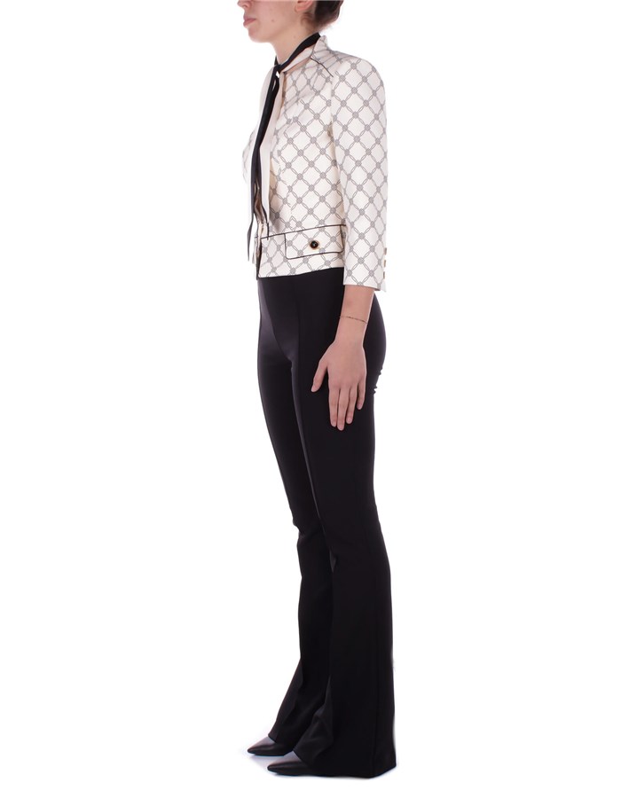 ELISABETTA FRANCHI Short jackets Black butter