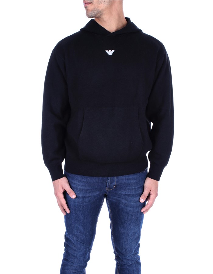 Girocollo EMPORIO ARMANI Uomo Nero Vendita Girocollo On line su Max 1980