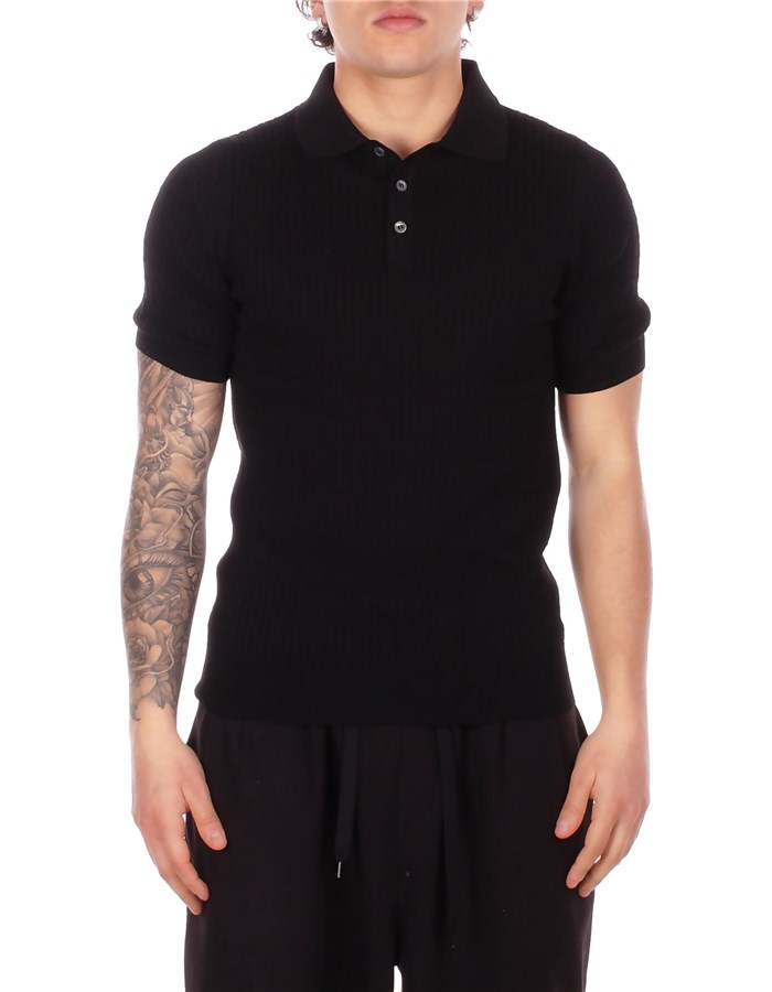TAGLIATORE Polo shirt Black