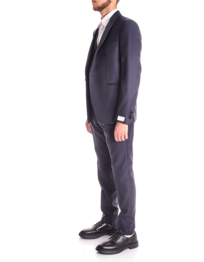 TAGLIATORE Single-breasted suits Marine
