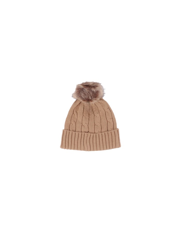 RALPH LAUREN Beanie Camel