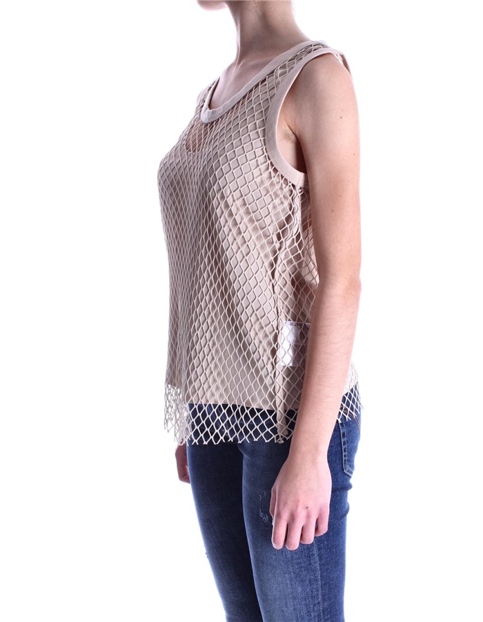 CALVIN KLEIN Knitted vest Sand