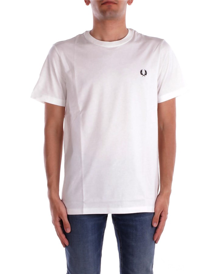 FRED PERRY Manica Corta White