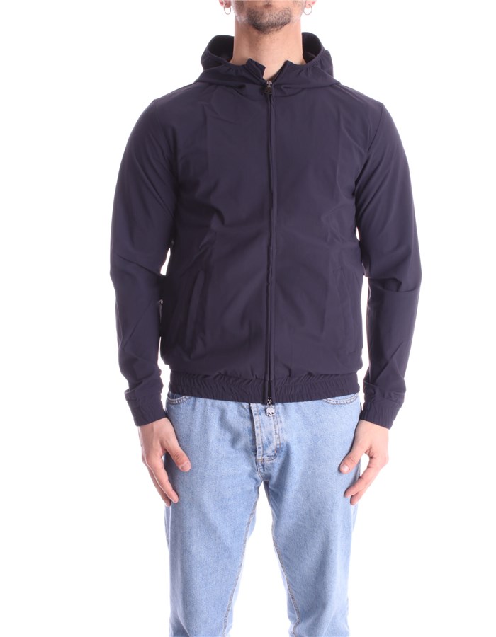 HYDROGEN Sweatshirts Hoodies 320H00 Navy blue