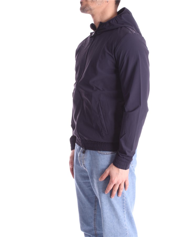 HYDROGEN Hoodies Navy blue