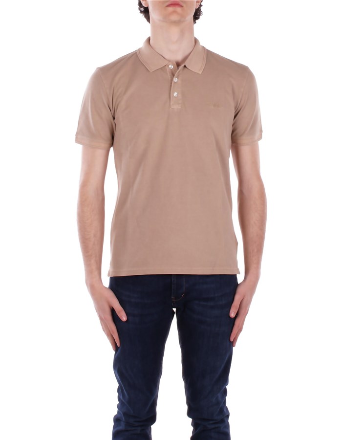 WOOLRICH Short sleeves Beige