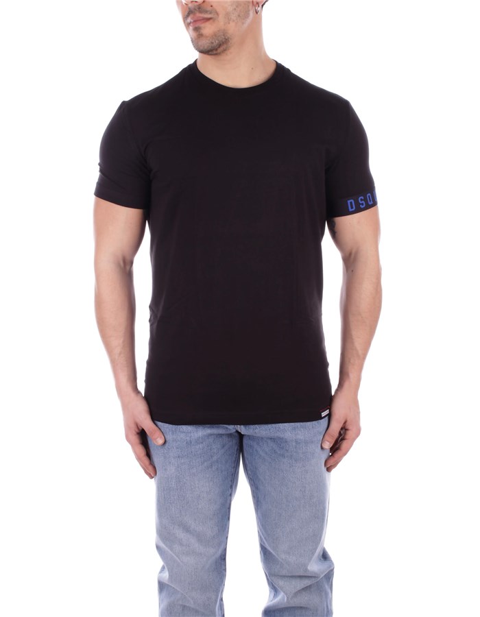 DSQUARED2 T-shirt Black blue