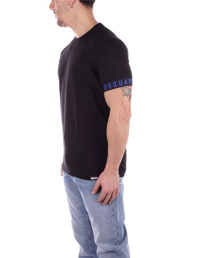 DSQUARED2 T-shirt Black blue