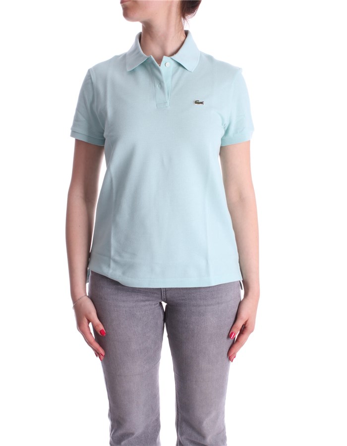 LACOSTE Short sleeves Green