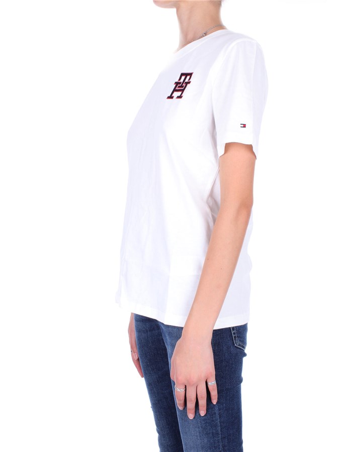 TOMMY HILFIGER Short sleeve Ecru
