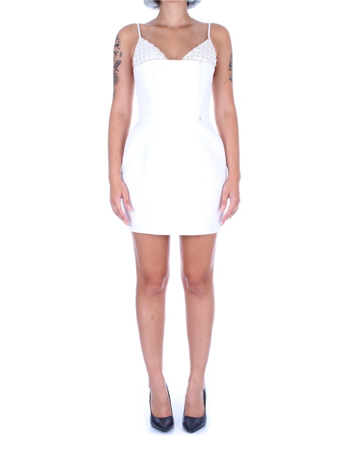 ELISABETTA FRANCHI Dress Ivory