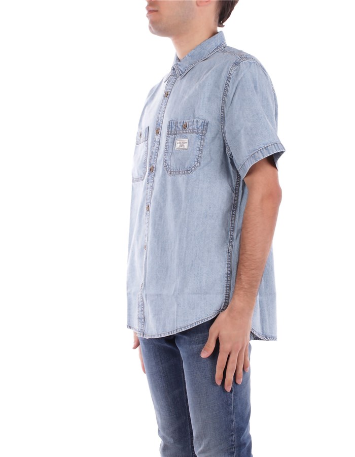GUESS Short sleeve shirts Denim