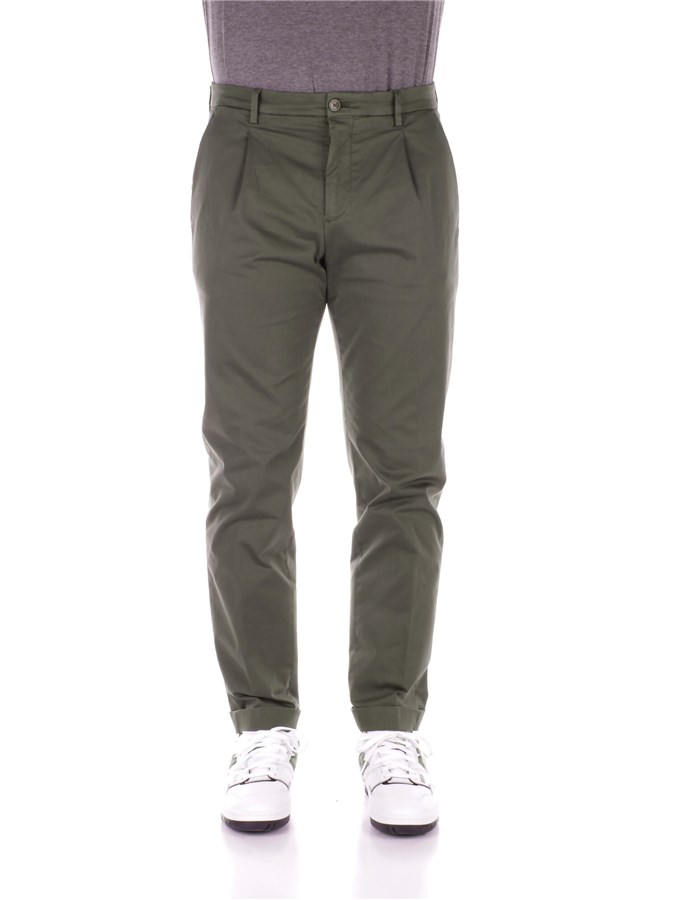 BRIGLIA Trousers Classics TIBERIO 324009 Military green
