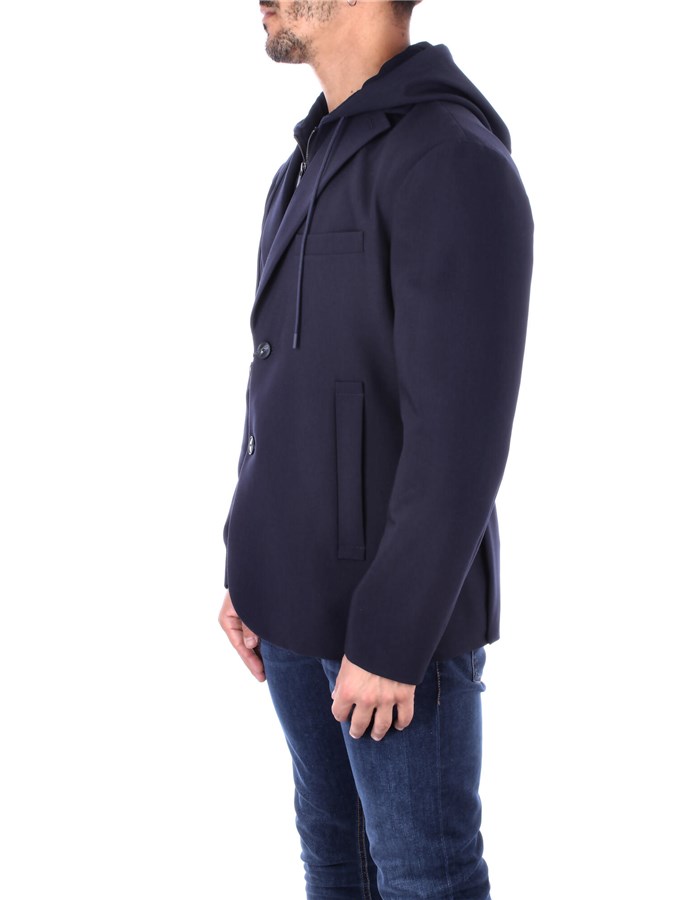 EMPORIO ARMANI Jackets Navy blue