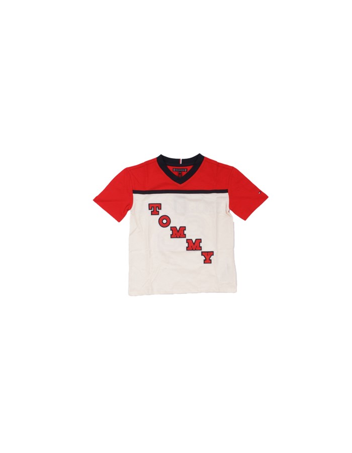 TOMMY HILFIGER Short sleeve Red white